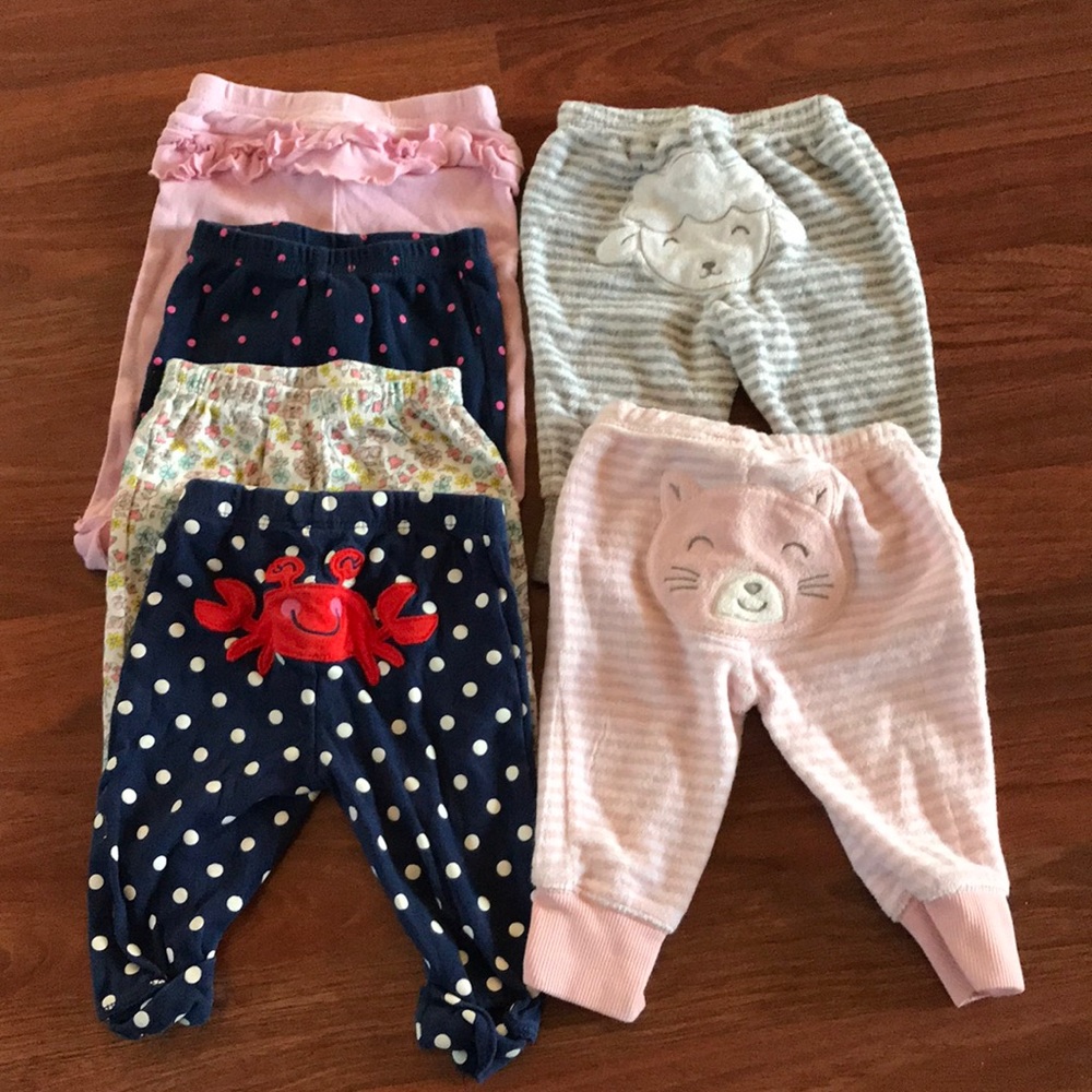 Baby Girl Carter’s Pants Lot